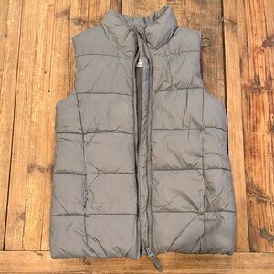 Old Navy Gray Fleece Vest
